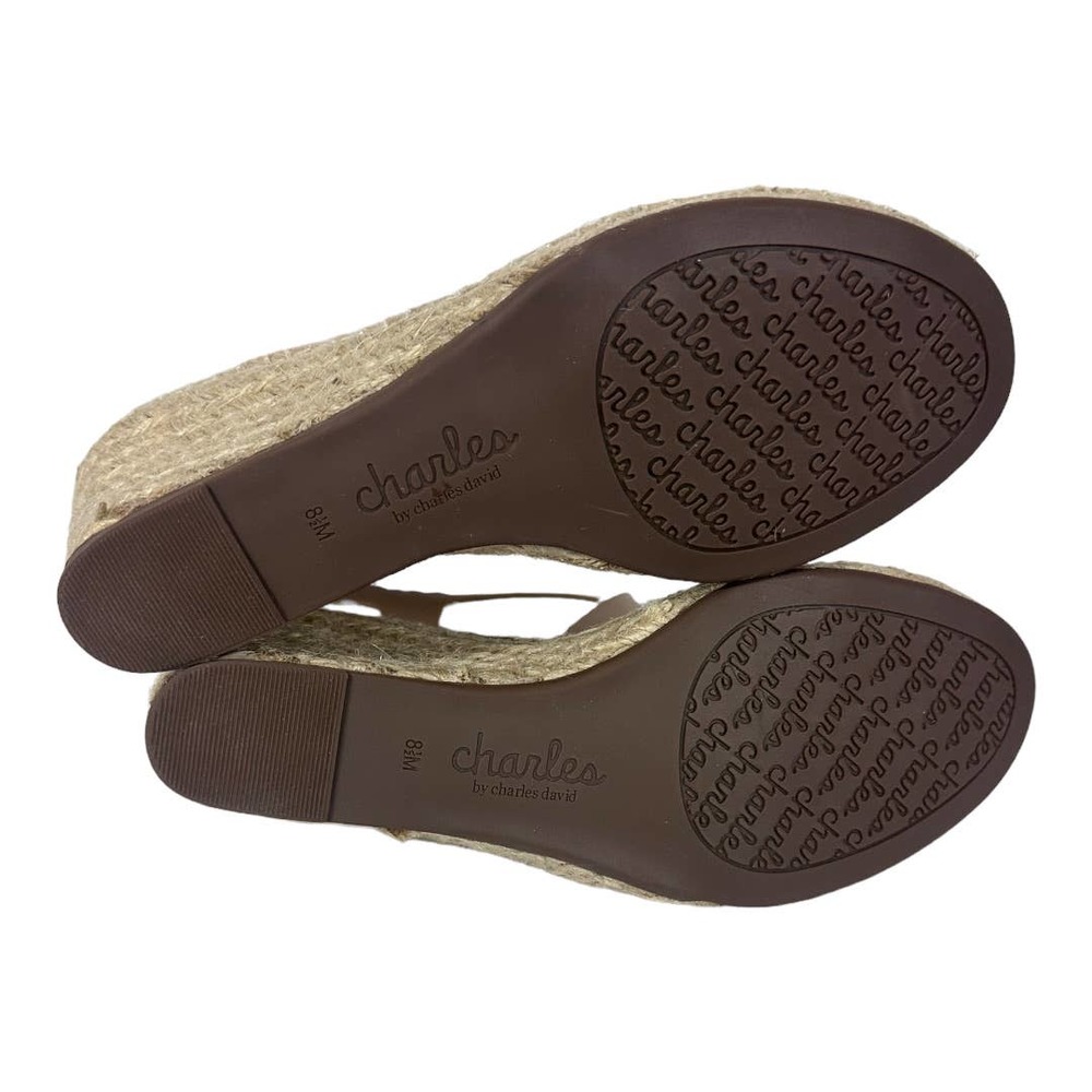 Charles by Charles David, Nude Norway Wedges, Woman's Size 8 1/2 - Picture 7 of 7